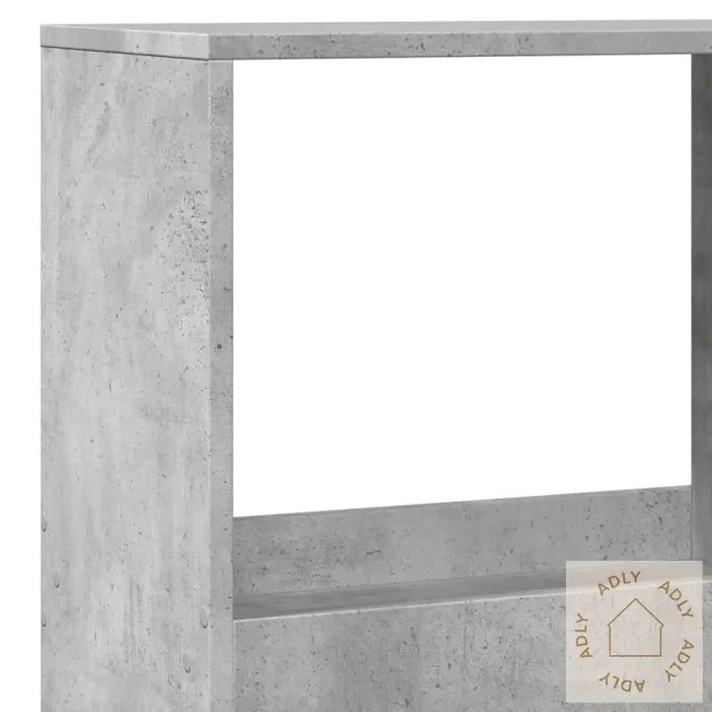 Romdeler Betonggrå 100X33X175 Cm Konstruert Tre