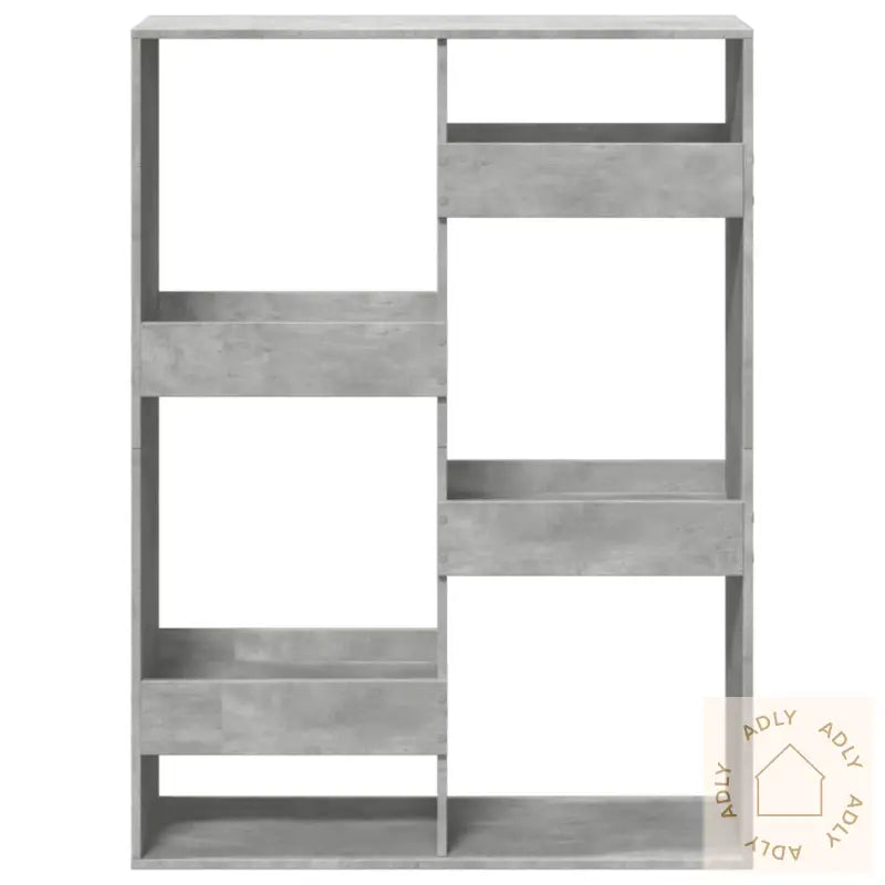 Romdeler Betonggrå 100X33X135 Cm Konstruert Tre