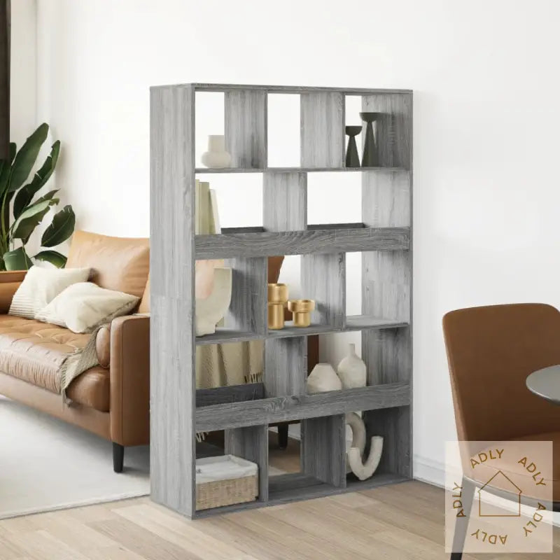 Romdeler Grå Sonoma 100X33X156,5 Cm Konstruert Tre