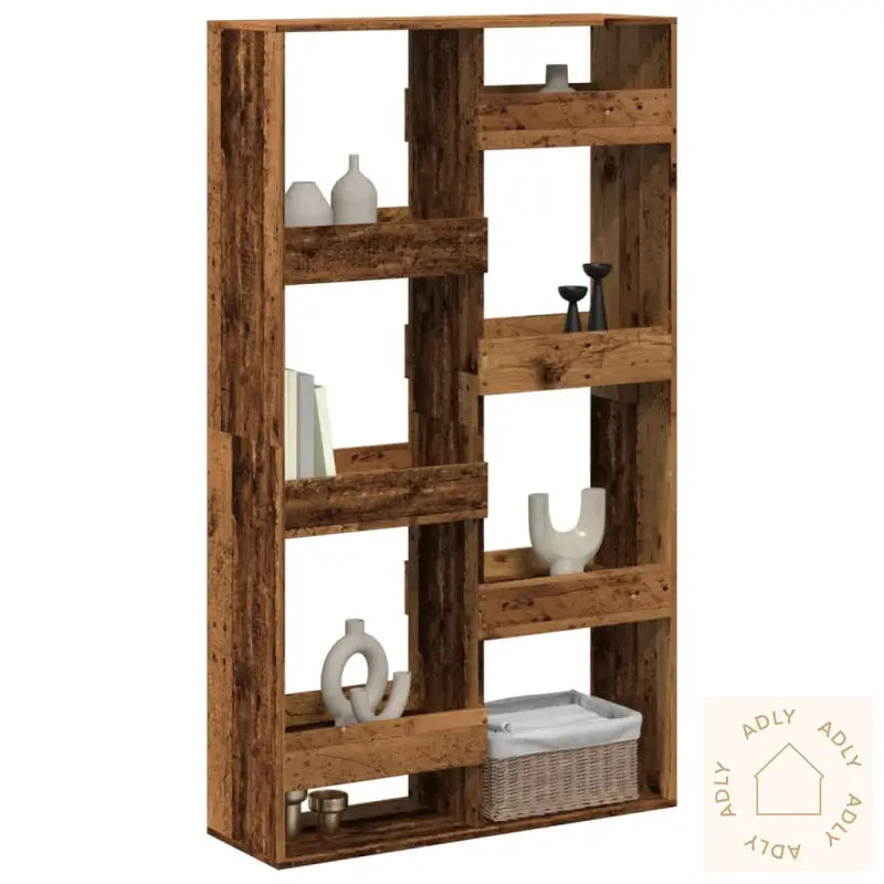 Romdeler Gammelt Tre 100X33X175 Cm Konstruert Tre