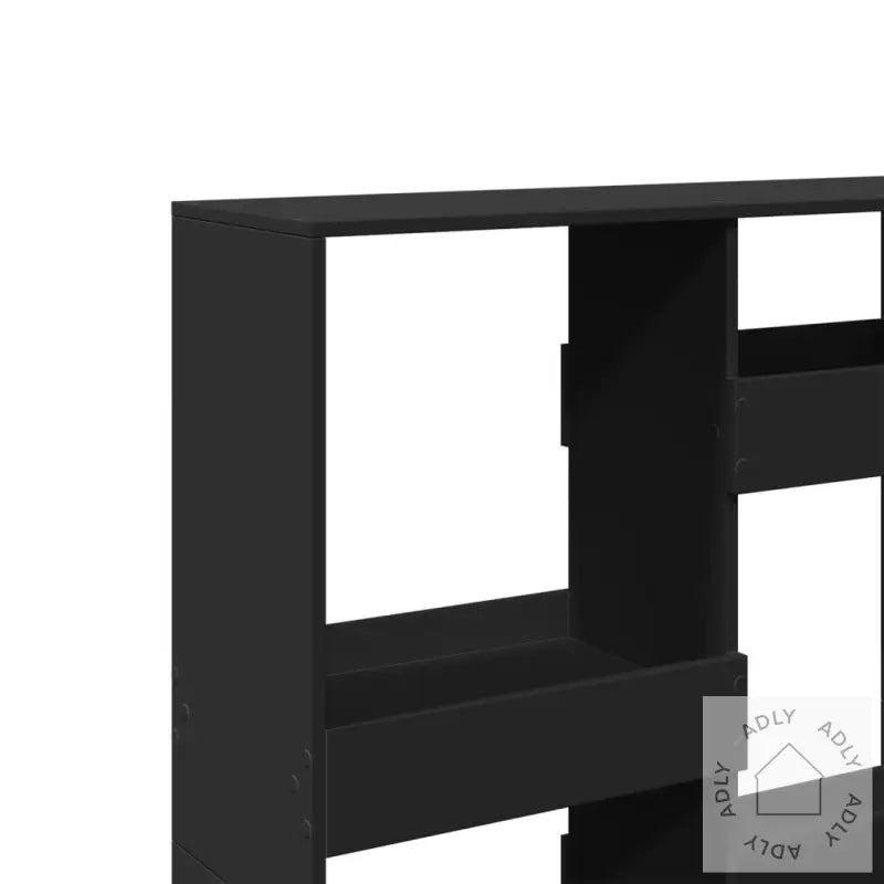 Romdeler Svart 100X33X135 Cm Konstruert Tre
