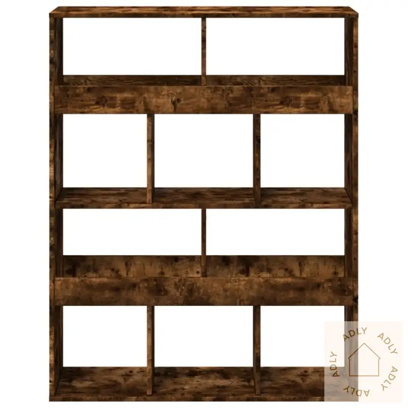 Romdeler Røkt Eik 100X33X125,5 Cm Konstruert Tre