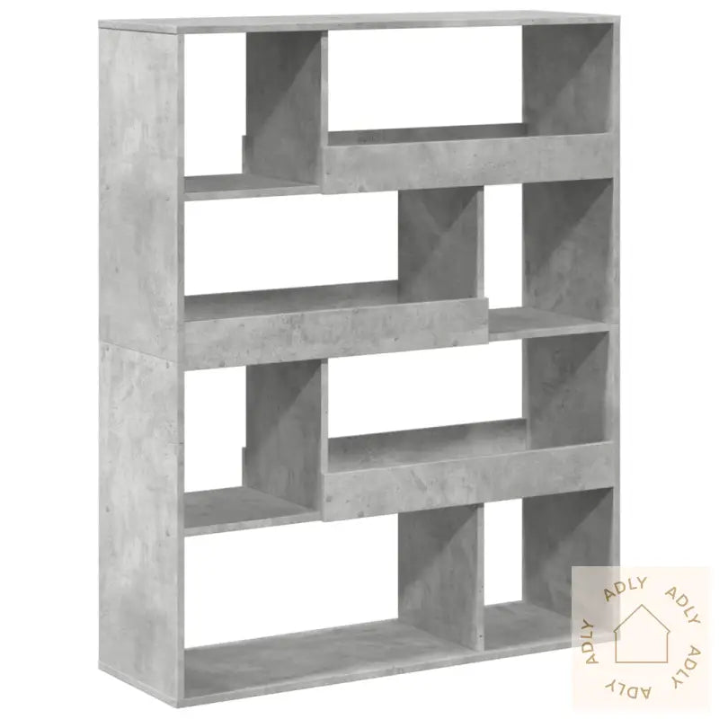 Romdeler Betonggrå 100X33X125,5 Cm Konstruert Tre