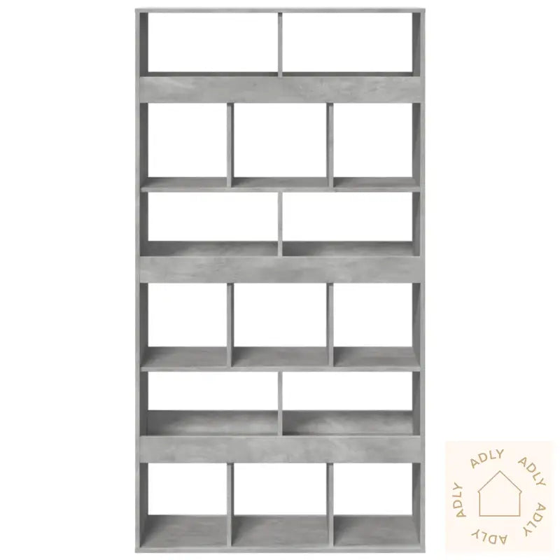 Romdeler Betonggrå 100X33X187,5 Cm Konstruert Tre