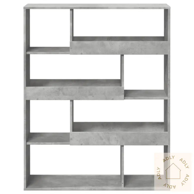 Romdeler Betonggrå 100X33X125,5 Cm Konstruert Tre