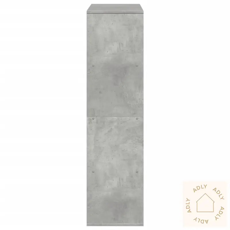 Romdeler Betonggrå 100X33X125,5 Cm Konstruert Tre