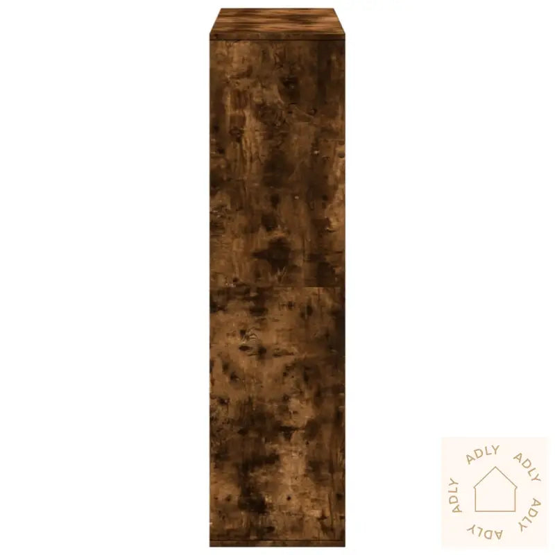 Romdeler Røkt Eik 100X33X125,5 Cm Konstruert Tre