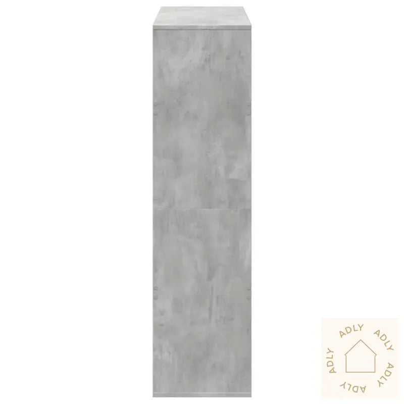 Romdeler Betonggrå 100X33X125,5 Cm Konstruert Tre