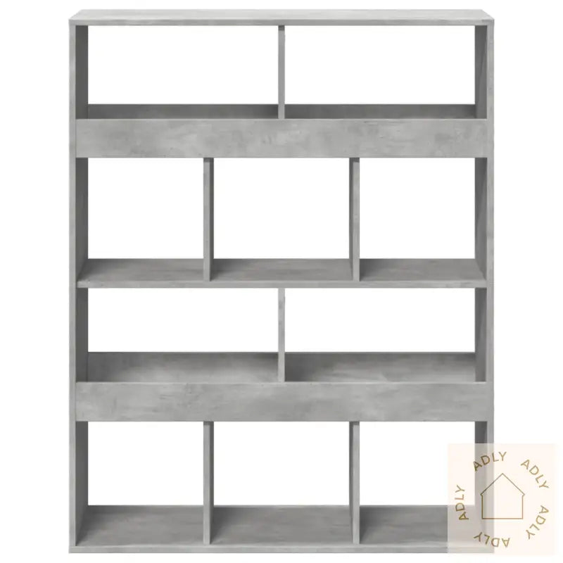 Romdeler Betonggrå 100X33X125,5 Cm Konstruert Tre