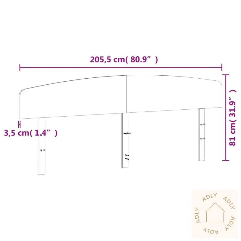 Hodegavl Voksbrun 200 Cm Heltre Furu