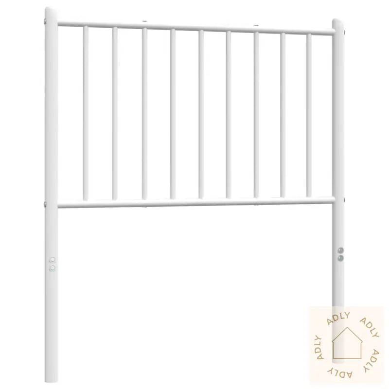 Sengegavl I Metall Hvit 75 Cm