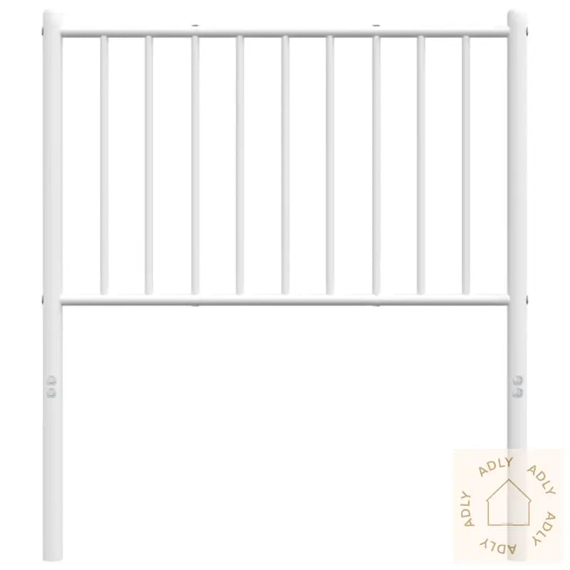 Sengegavl I Metall Hvit 75 Cm