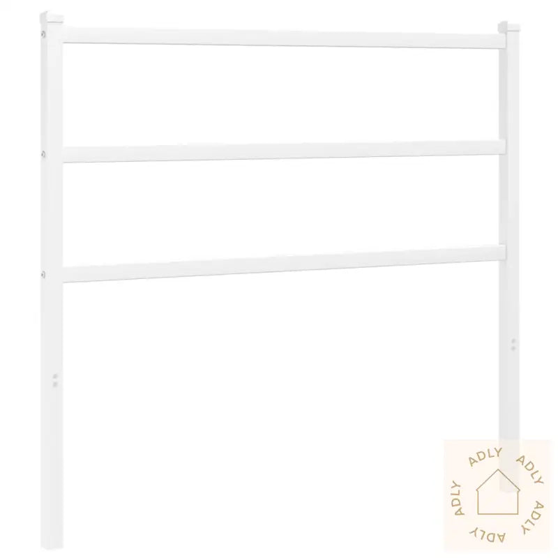 Sengegavl I Metall Hvit 107 Cm