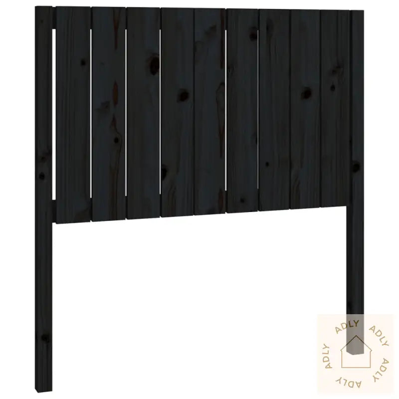 Sengegavl Svart 95,5X4X100 Cm Heltre Furu