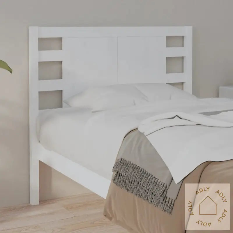 Sengegavl Hvit 81X4X100 Cm Heltre Furu