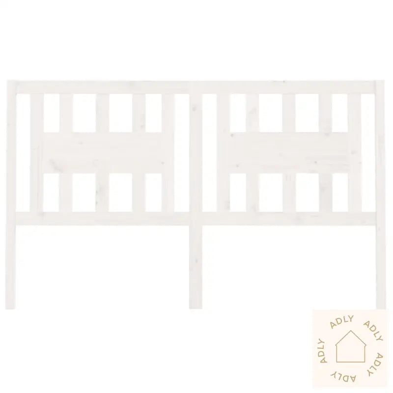 Sengegavl Hvit 126X4X100 Cm Heltre Furu