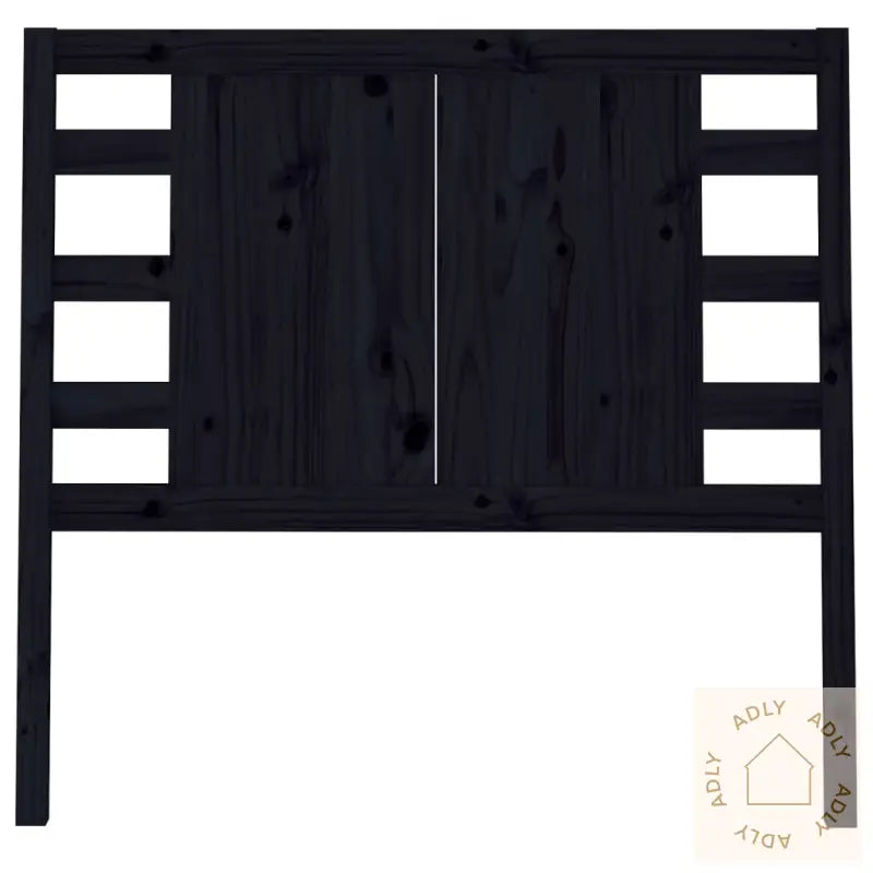 Sengegavl Svart 96X4X100 Cm Heltre Furu