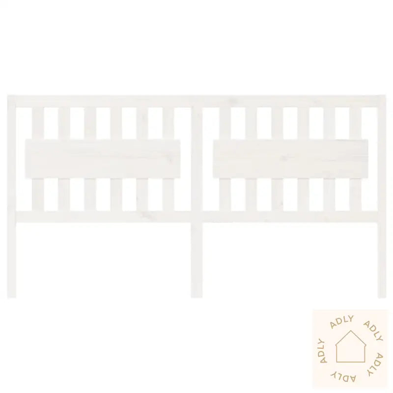 Sengegavl Hvit 185,5X4X100 Cm Heltre Furu