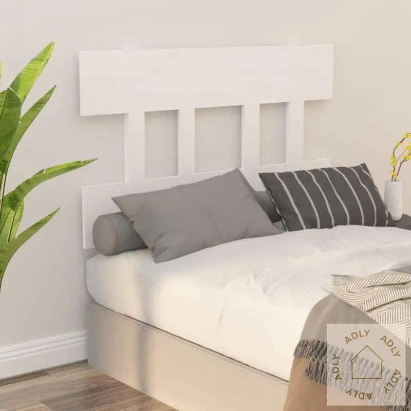 Sengegavl Hvit 93,5X3X81 Cm Heltre Furu