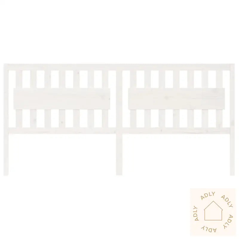 Sengegavl Hvit 205,5X4X100 Cm Heltre Furu