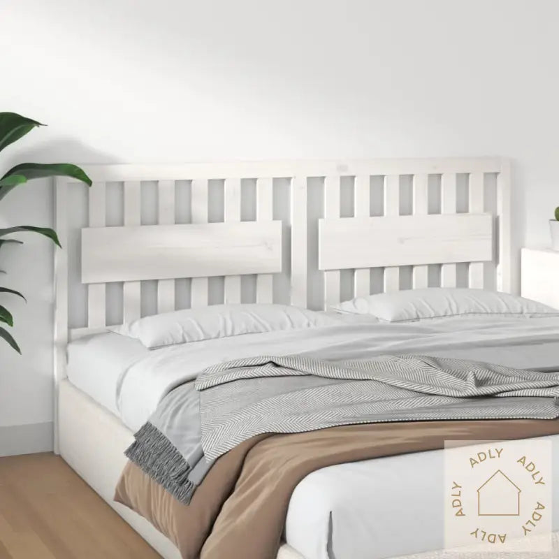 Sengegavl Hvit 185,5X4X100 Cm Heltre Furu