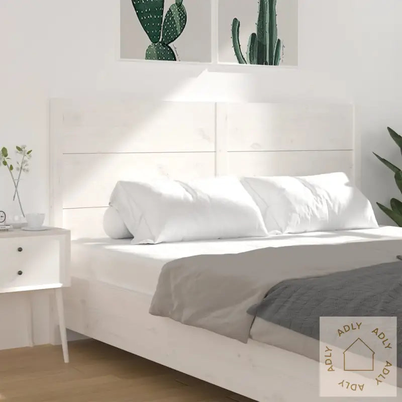 Sengegavl Hvit 206X4X100 Cm Heltre Furu