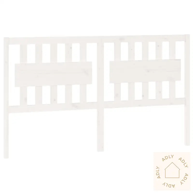 Sengegavl Hvit 165,5X4X100 Cm Heltre Furu