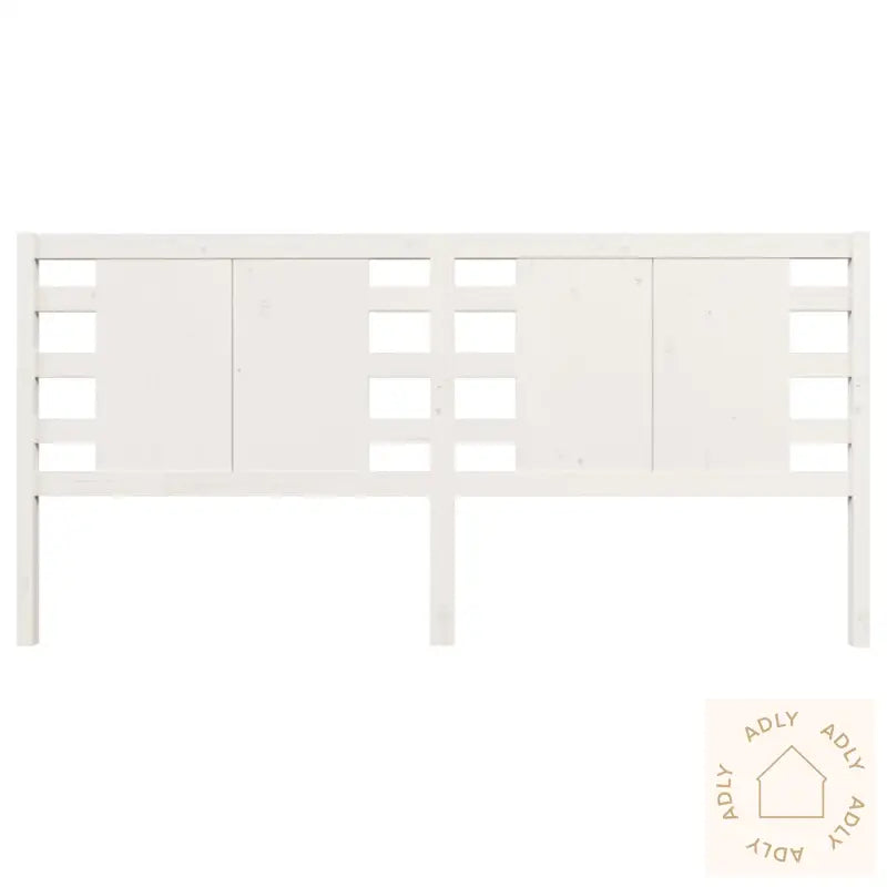 Sengegavl Hvit 126X4X100 Cm Heltre Furu