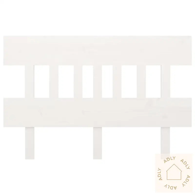 Sengegavl Hvit 123,5X3X81 Cm Heltre Furu
