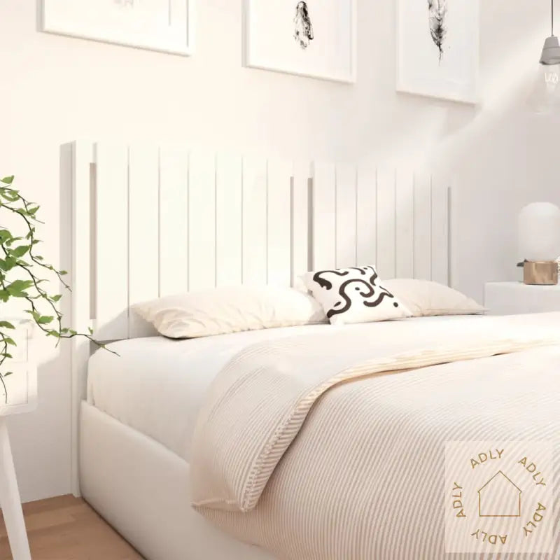 Sengegavl Hvit 165,5X4X100 Cm Heltre Furu