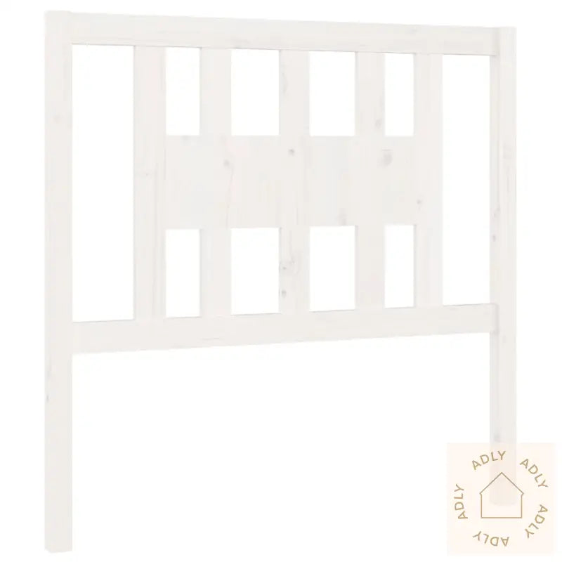Sengegavl Hvit 96X4X100 Cm Heltre Furu