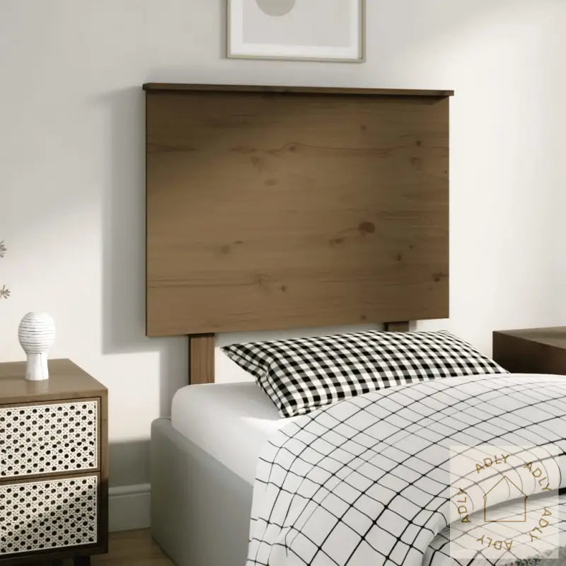 Sengegavl Honningbrun 79X6X82,5 Cm Heltre Furu