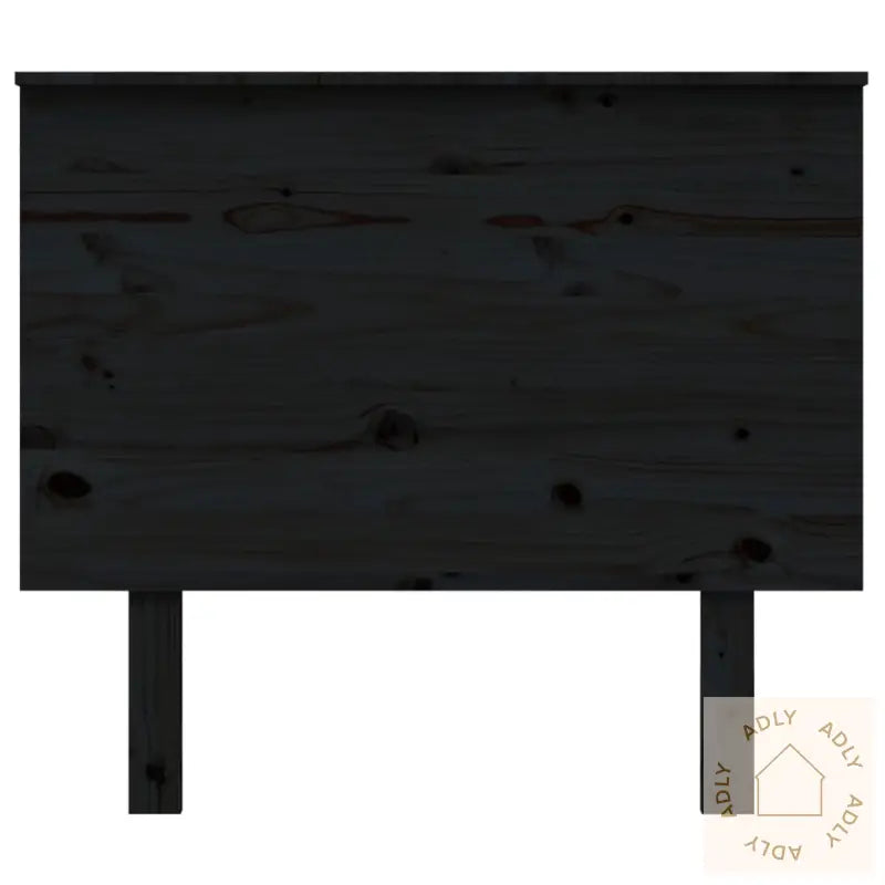Sengegavl Svart 94X6X82,5 Cm Heltre Furu