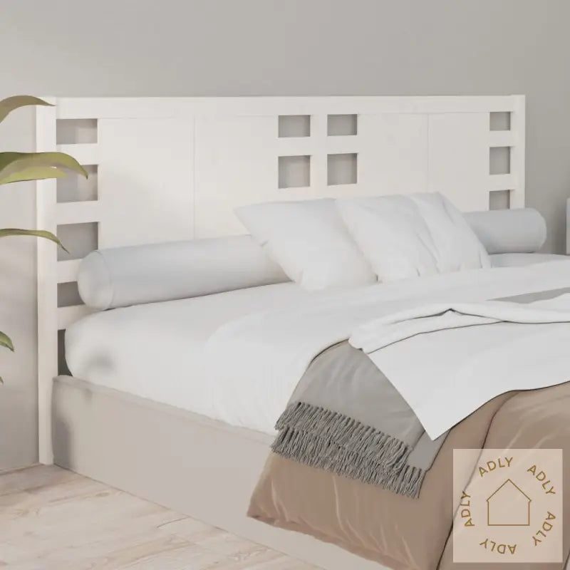 Sengegavl Hvit 126X4X100 Cm Heltre Furu