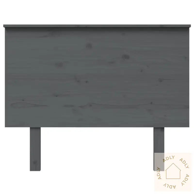 Sengegavl Grå 104X6X82,5 Cm Heltre Furu