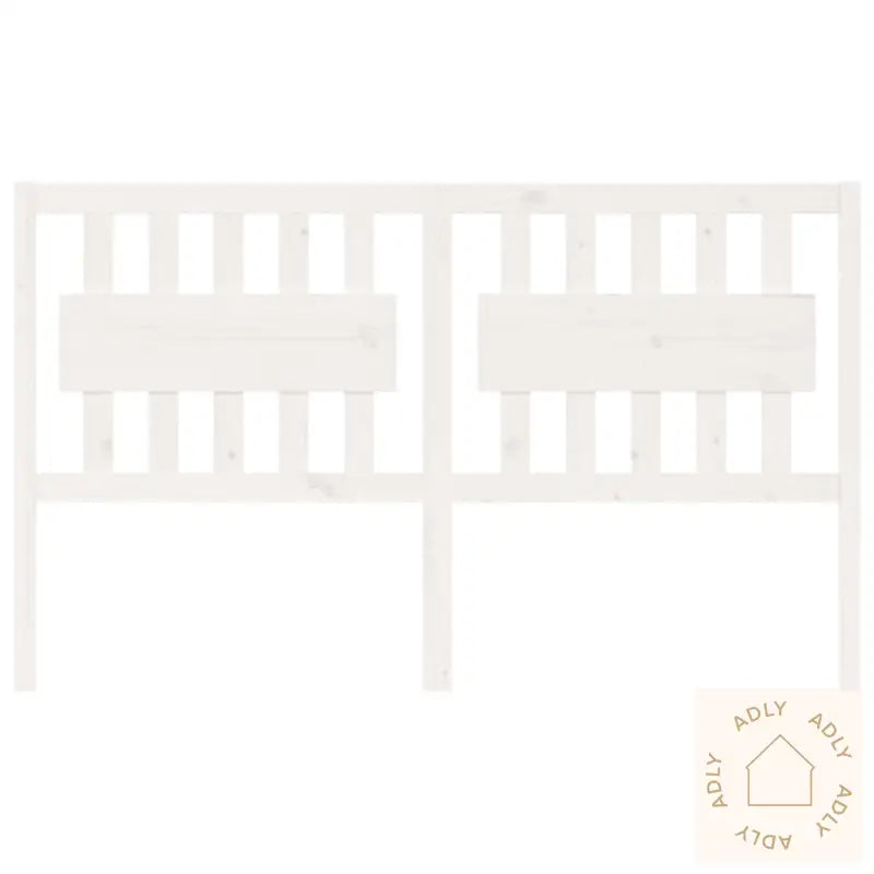 Sengegavl Hvit 155,5X4X100 Cm Heltre Furu