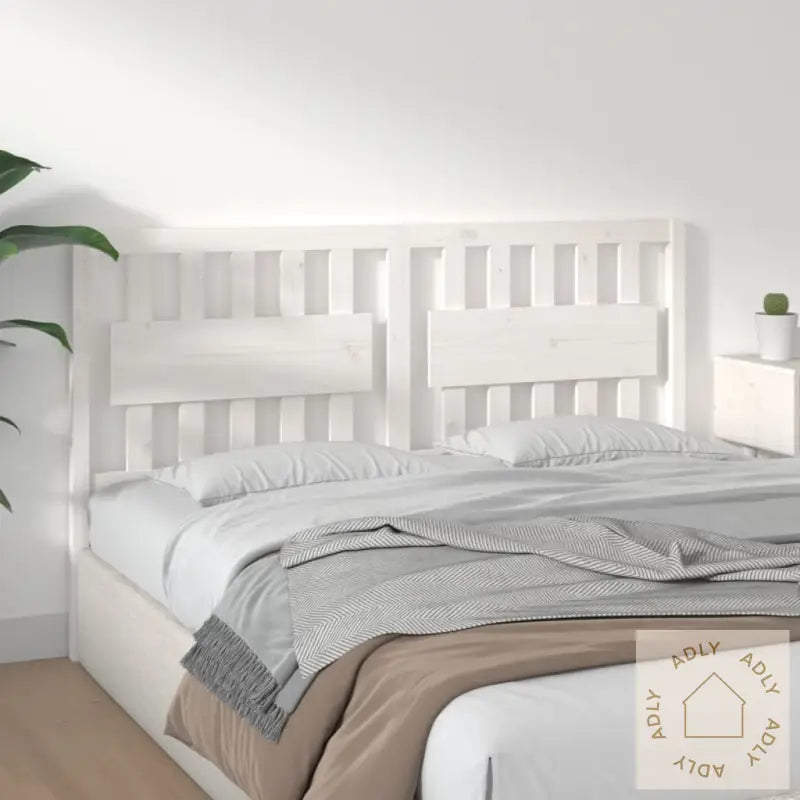 Sengegavl Hvit 155,5X4X100 Cm Heltre Furu