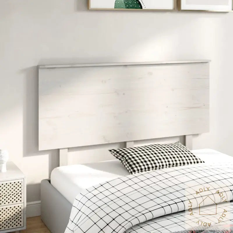 Sengegavl Hvit 139X6X82,5 Cm Heltre Furu