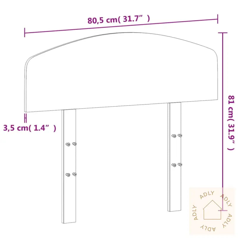 Hodegavl Voksbrun 75 Cm Heltre Furu
