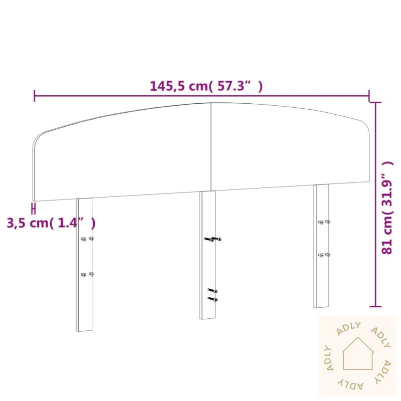 Hodegavl Voksbrun 140 Cm Heltre Furu