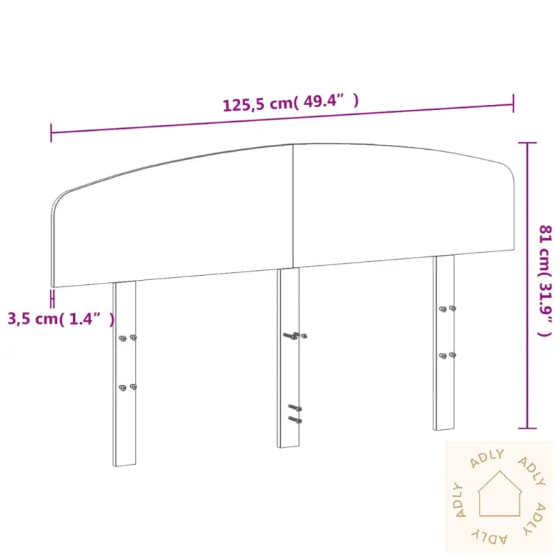 Hodegavl Voksbrun 120 Cm Heltre Furu