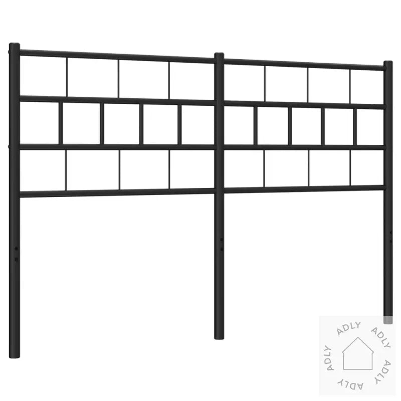 Sengegavl I Metall Svart 120 Cm