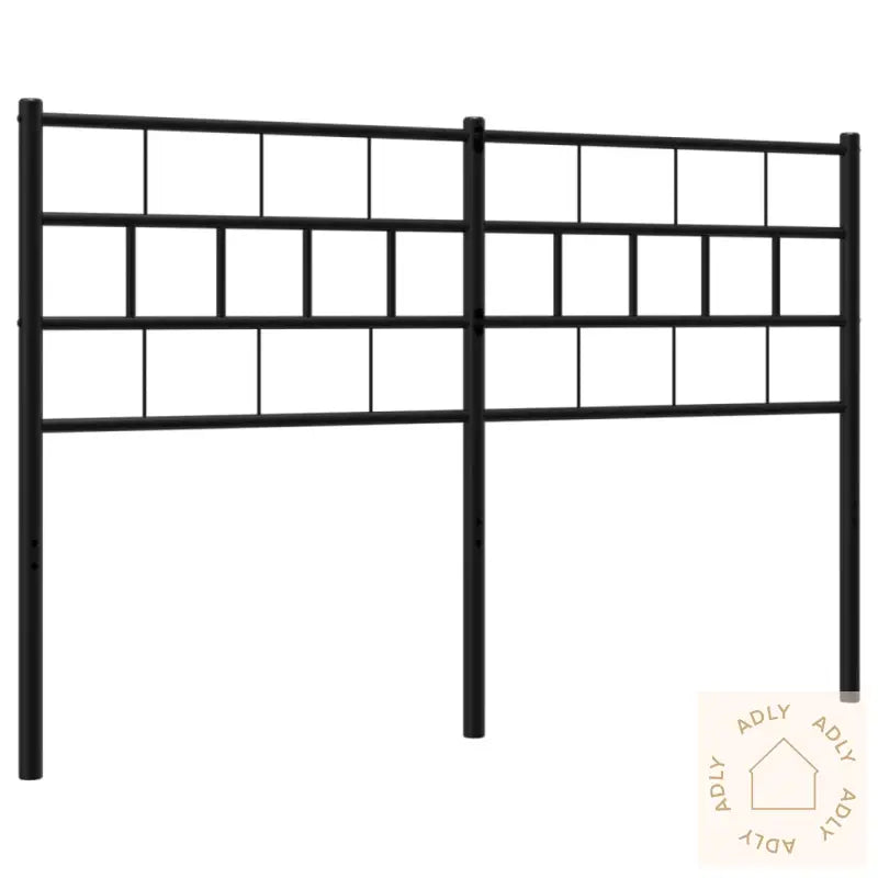 Sengegavl I Metall Svart 120 Cm