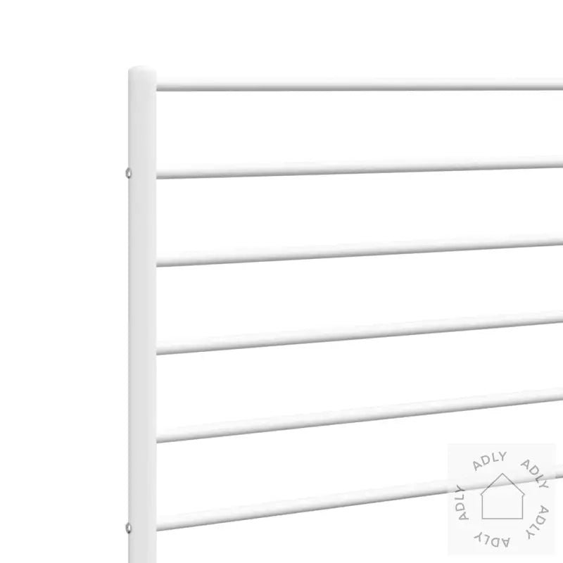 Sengegavl I Metall Hvit 100 Cm