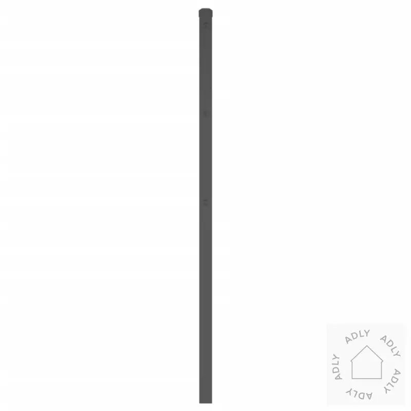 Sengegavl I Metall Svart 200 Cm