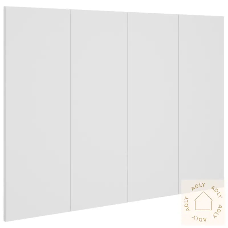 Sengegavl Hvit 120X1,5X80 Cm Konstruert Tre