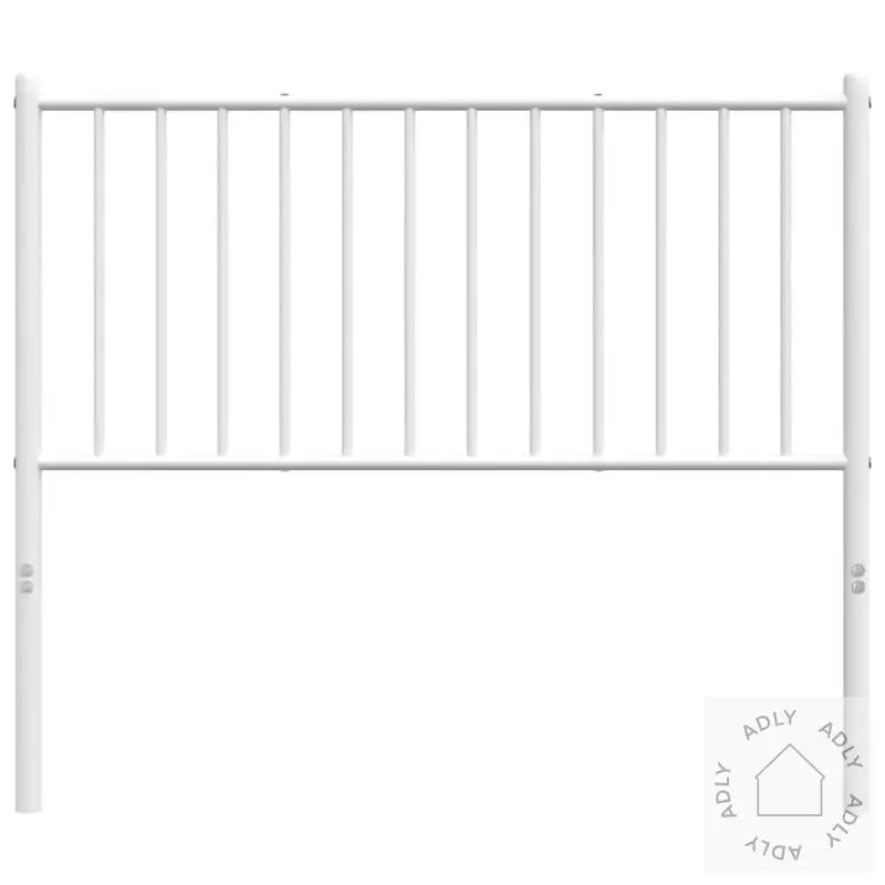 Sengegavl I Metall Hvit 100 Cm