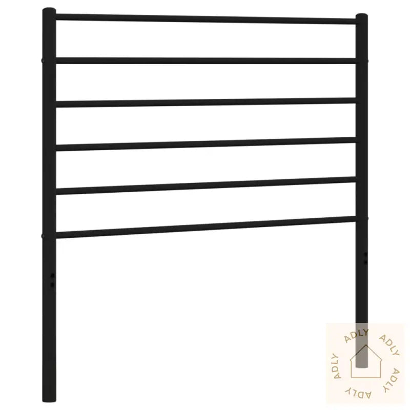 Sengegavl I Metall Svart 75 Cm