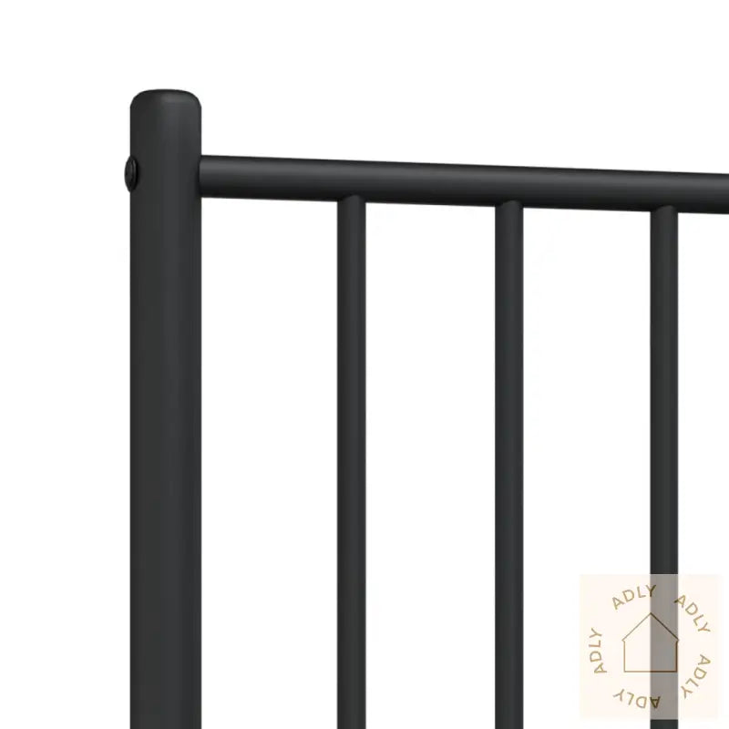 Sengegavl I Metall Svart 75 Cm