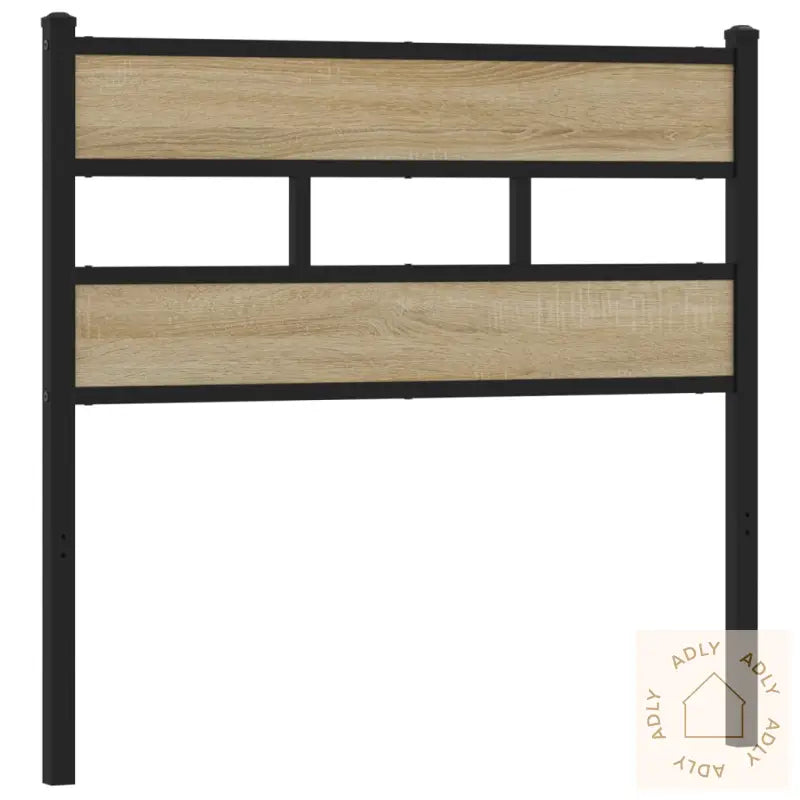 Hodegavl Sonoma Eik 75 Cm Jern Og Konstruert Tre
